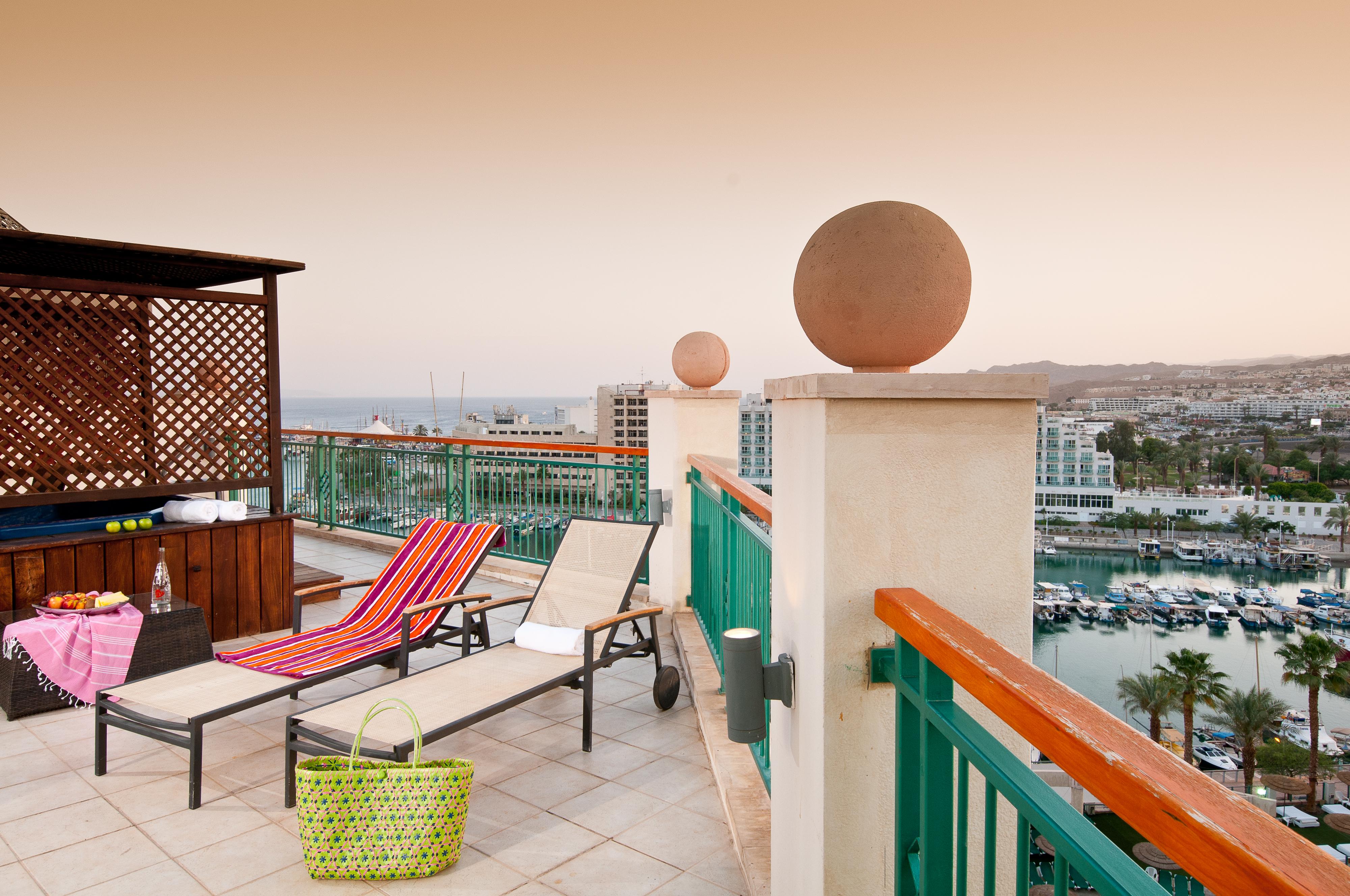 U Magic Palace Eilat Ngoại thất bức ảnh View from the rooftop